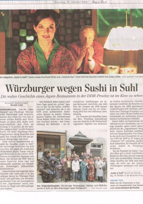 Sushi in Suhl Artikel Main-Post