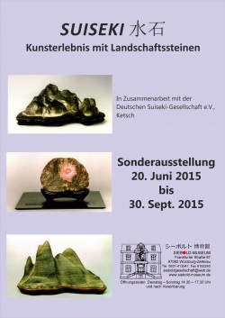 Suiseki Ausstellung 2015 Siebold-Museum