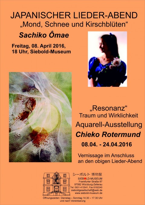 Sachiko Omae Liederabend Chieko Rotermund Vernissage Siebold-Museum